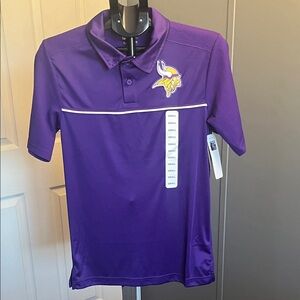 Vikings Purple Men's Jersey Polo